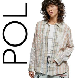 0770:  POL NEW TOP BLACK ORANGE MULTI (R2H)